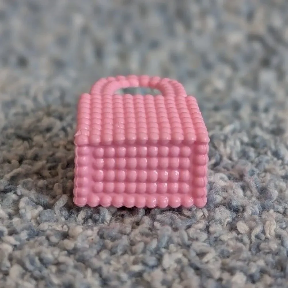 Mattel Barbie Light Pink Boxy Mini Handbag Fashion Doll Accessory